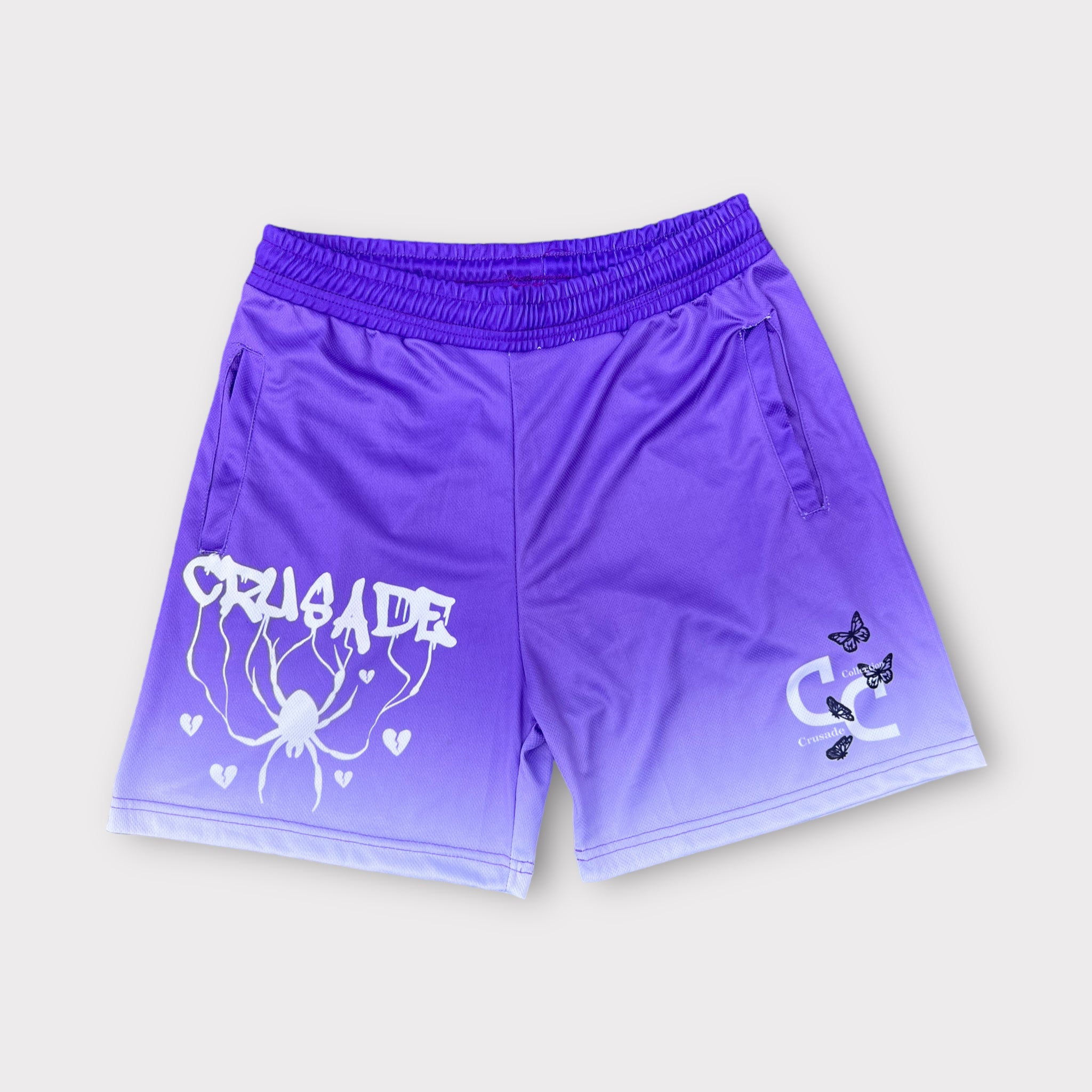 Purple Love Crusade Shorts